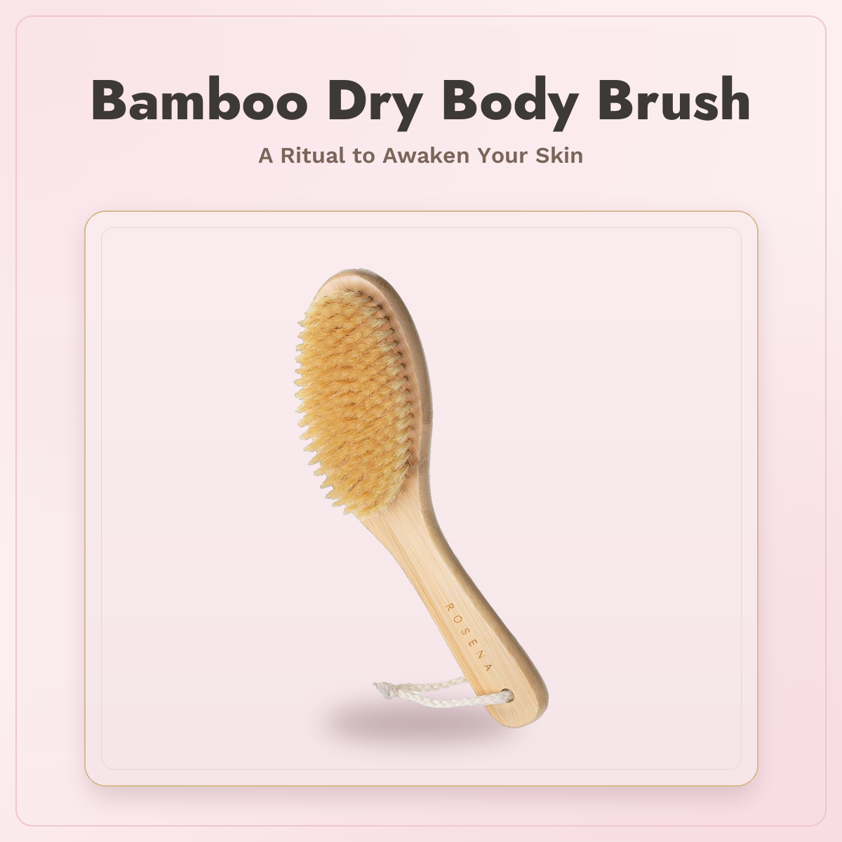 Bamboo Dry Body Brush