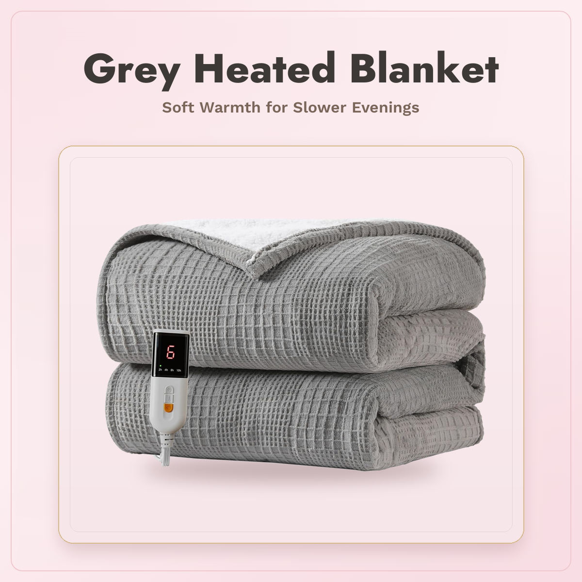 6-Settings Electric Heated Blanket