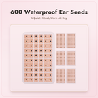 600 Waterproof Ear Seeds (10 Sheets)