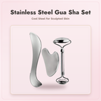 Stainless Steel Gua Sha Set