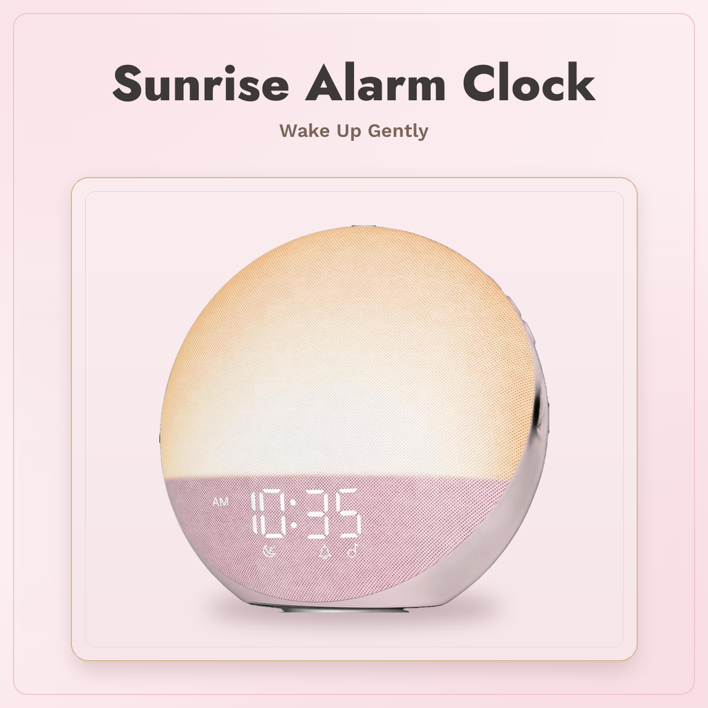 12 Colors, 25 Sounds Sunrise Alarm Clock 