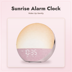 12 Colors, 25 Sounds Sunrise Alarm Clock 