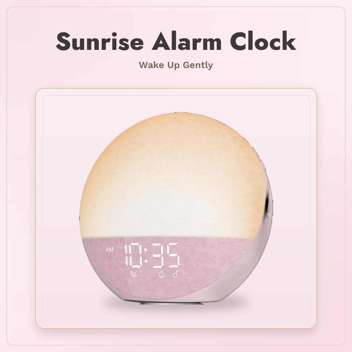 12 Colors, 25 Sounds Sunrise Alarm Clock 