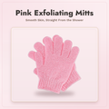 Pink Exfoliating Mitts
