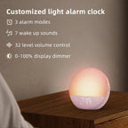 12 Colors, 25 Sounds Sunrise Alarm Clock 