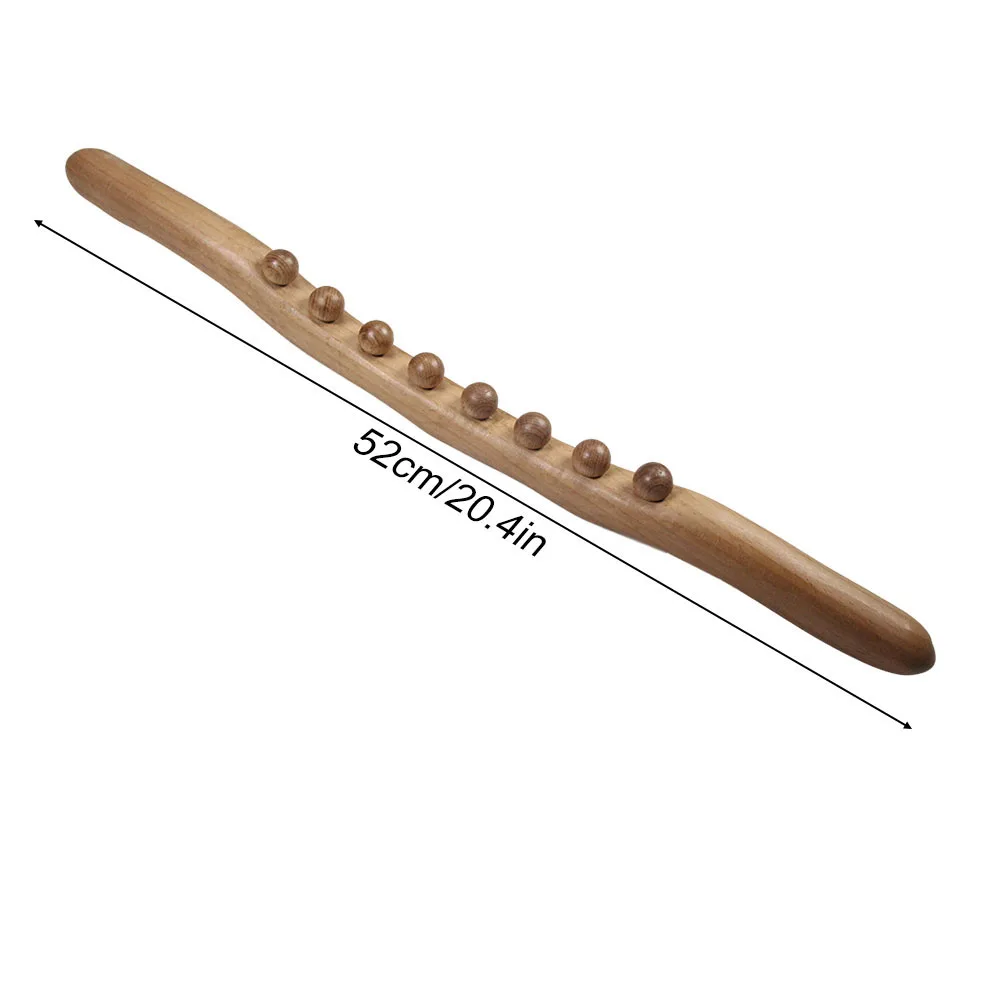 Wood Therapy Massager - Natural Wood 52cm