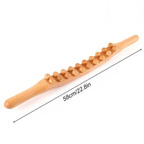 Wood Therapy Massager - Natural Wood 58cm