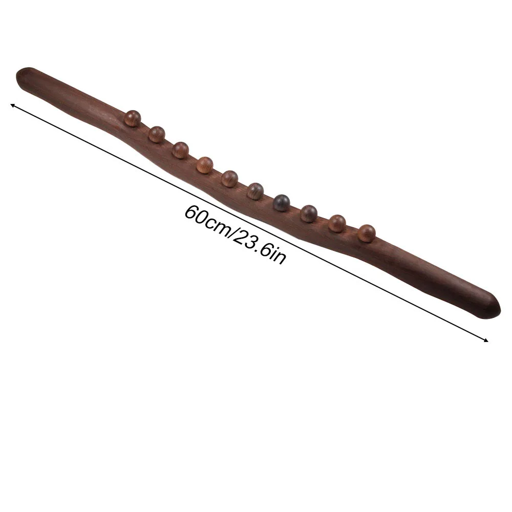 Wood Therapy Massager - Dark Walnut 60cm
