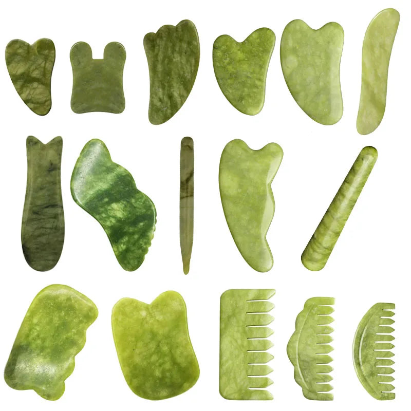 Jade gua sha set overview