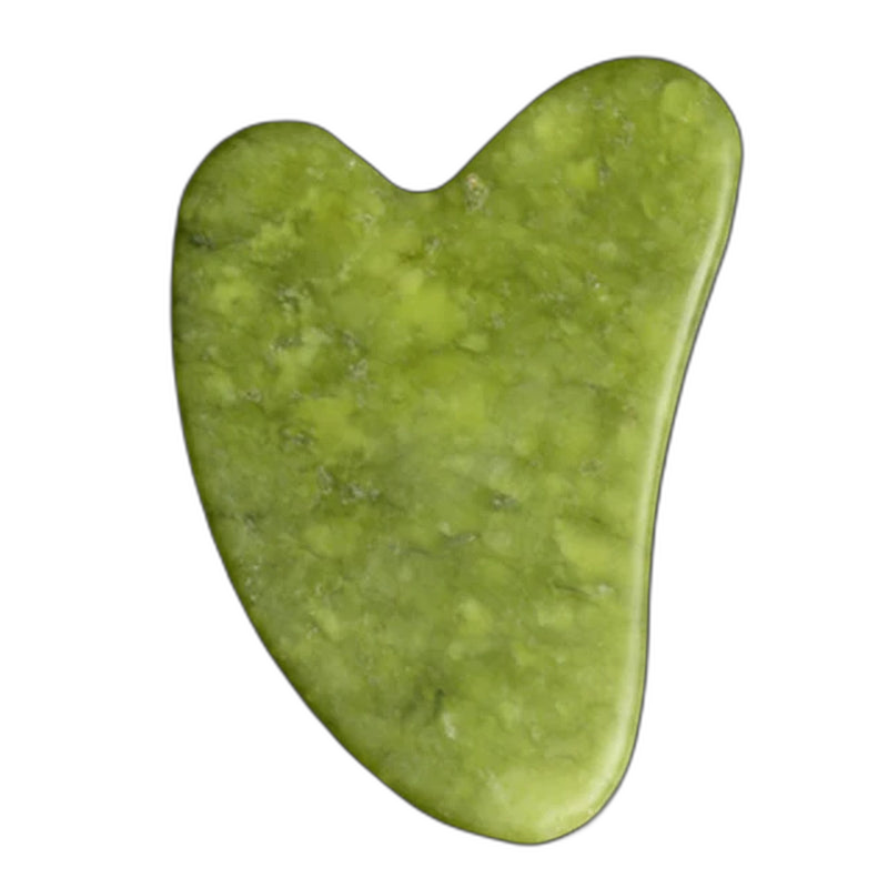 Jade Guasha Stone 07 - white background