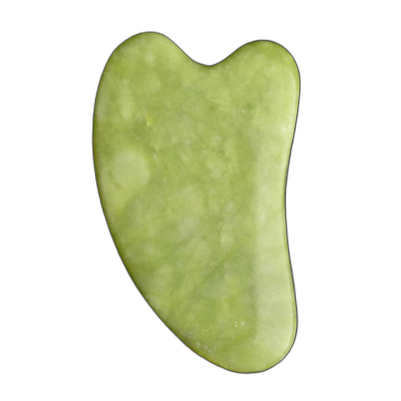 Jade Guasha Stone 08 - white background