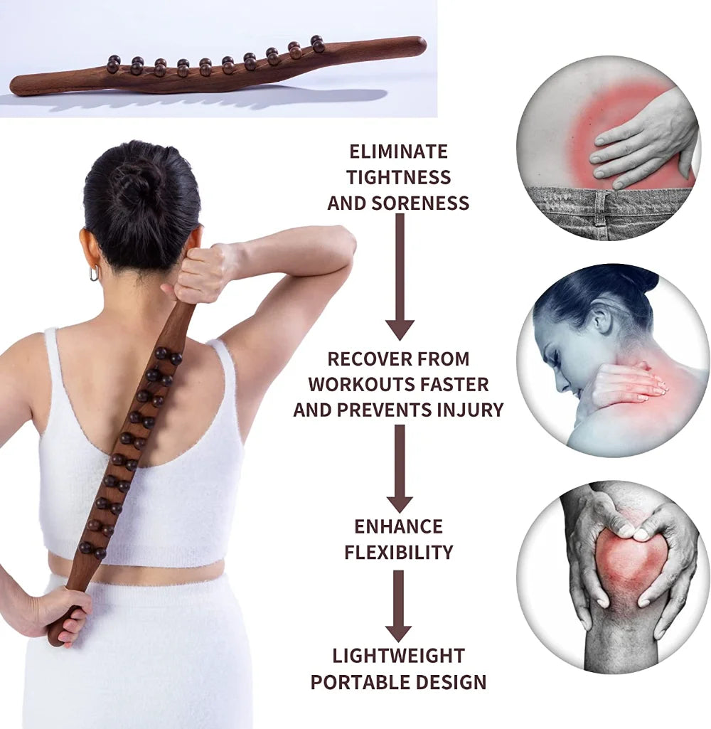 Wood massager lifestyle demo